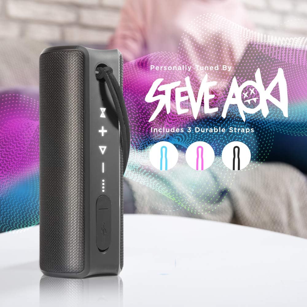SVN Future 360 Bluetooth Speaker - Compact Wireless Audio for Smartphone, IPX7 Waterproof Certified with 9-Hour Playtime Portable